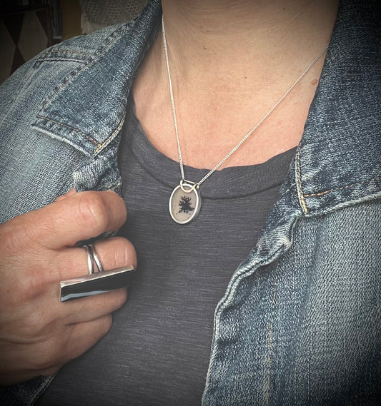 Ghosts in the Wilderness #3 // Dendritic Agate