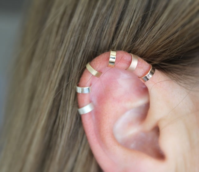 Ear Cuff ear position examples